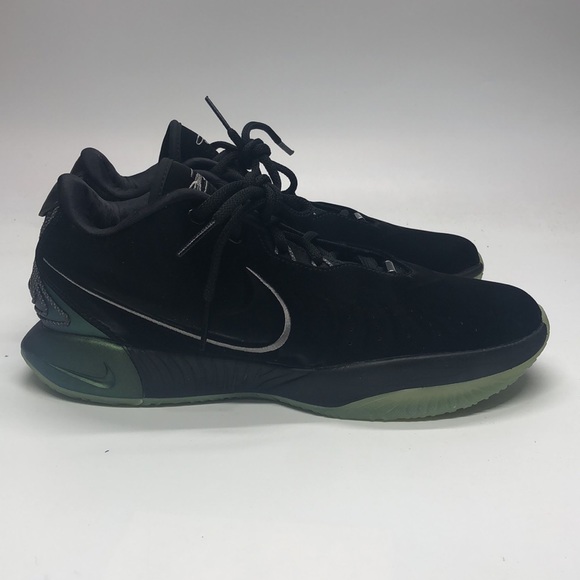 Men’s Nike Lebron XXI Black/Green FB2238-001 NWOB - Picture 2 of 5